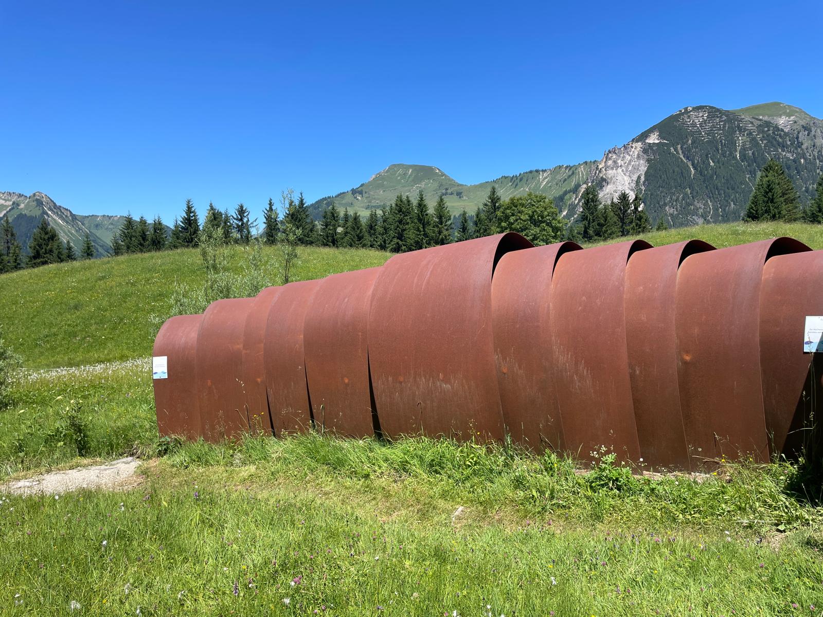 Klangraum in sonntag, Lofttüren, Bau- und Kunstschlosserei Gruber, Raggal, Großes Walsertal